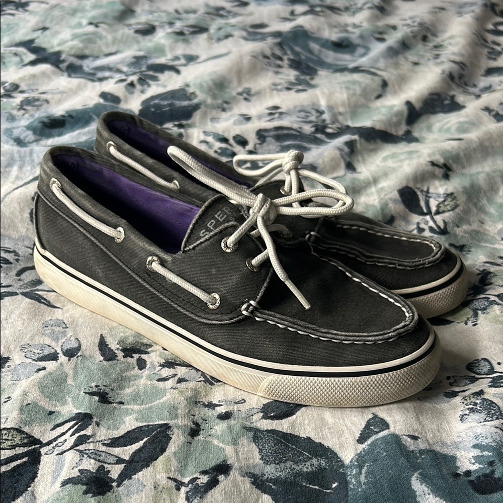 Sperry Women’s Grey Top-Sider Boat Shoes - Sz 7.5